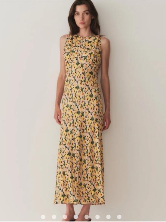 Doen Dresses & Skirts - Doen Yellow Floral Sleeveless Maxi Dress